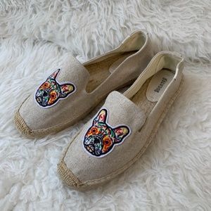 Soludos French Bulldog Espadrilles